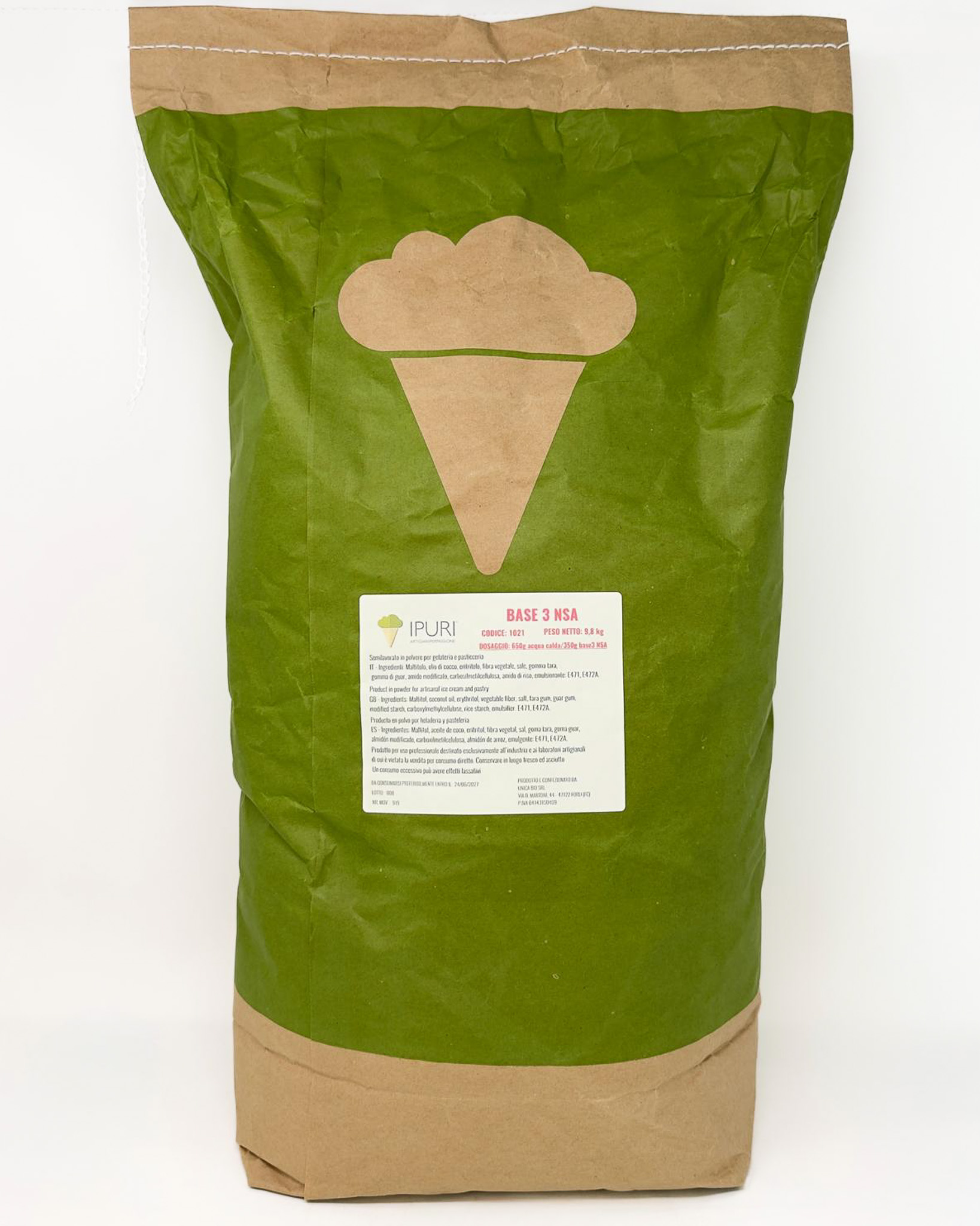 BASE 3 SENZA ZUCCHERI AGGIUNTI (vegano) 9,8 kg