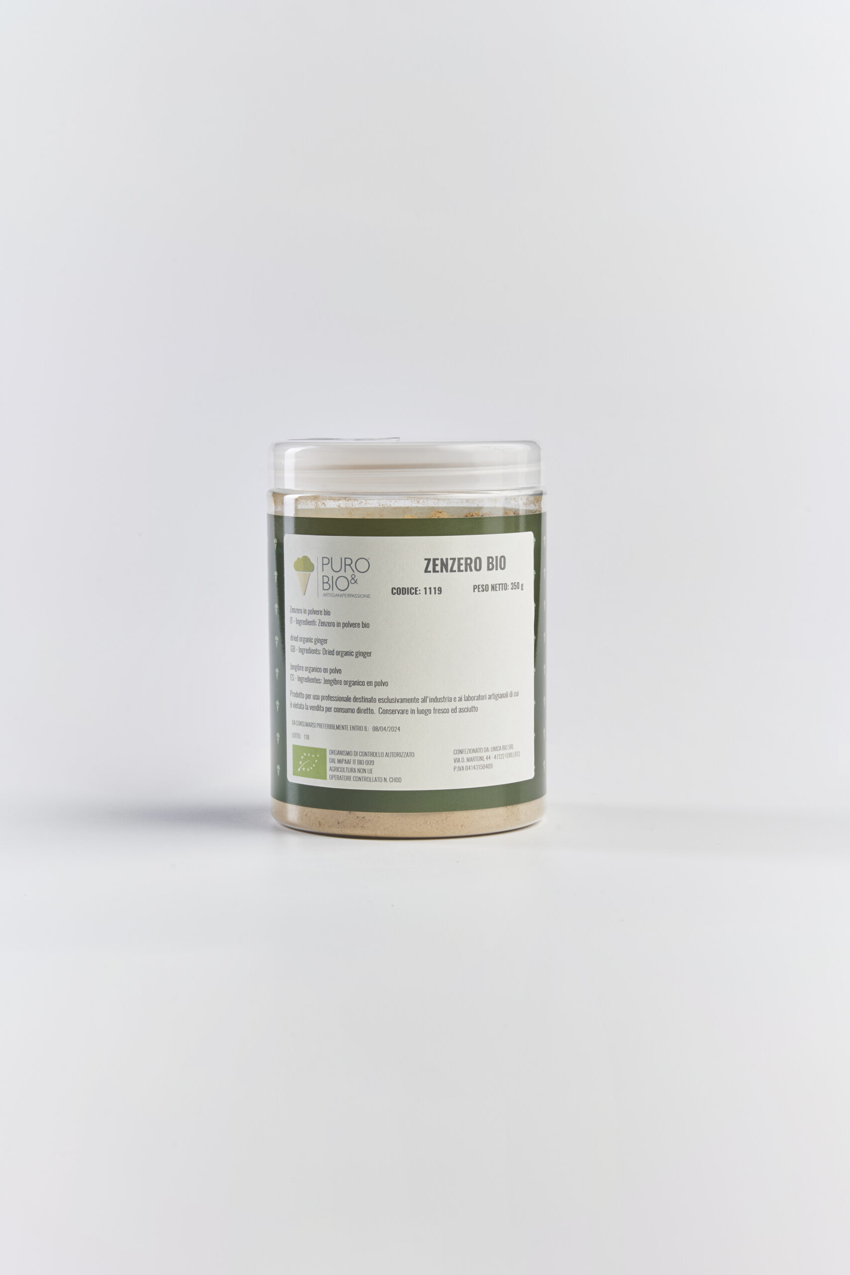 ZENZERO IN POLVERE BIOLOGICO
